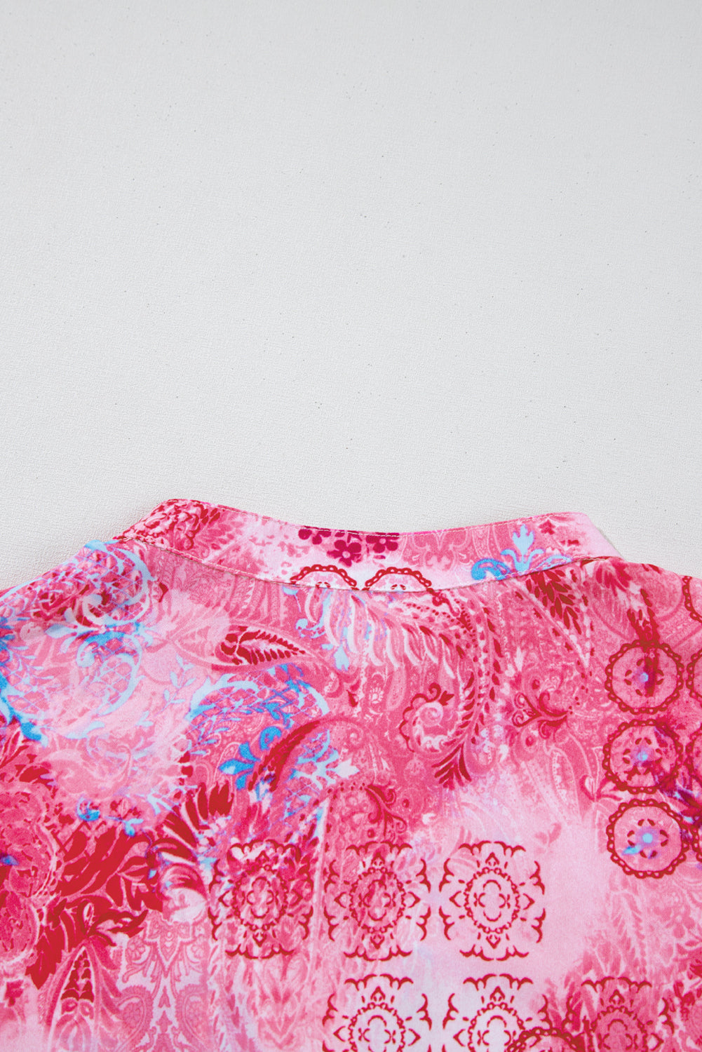 Pink Abstract Floral Print Various