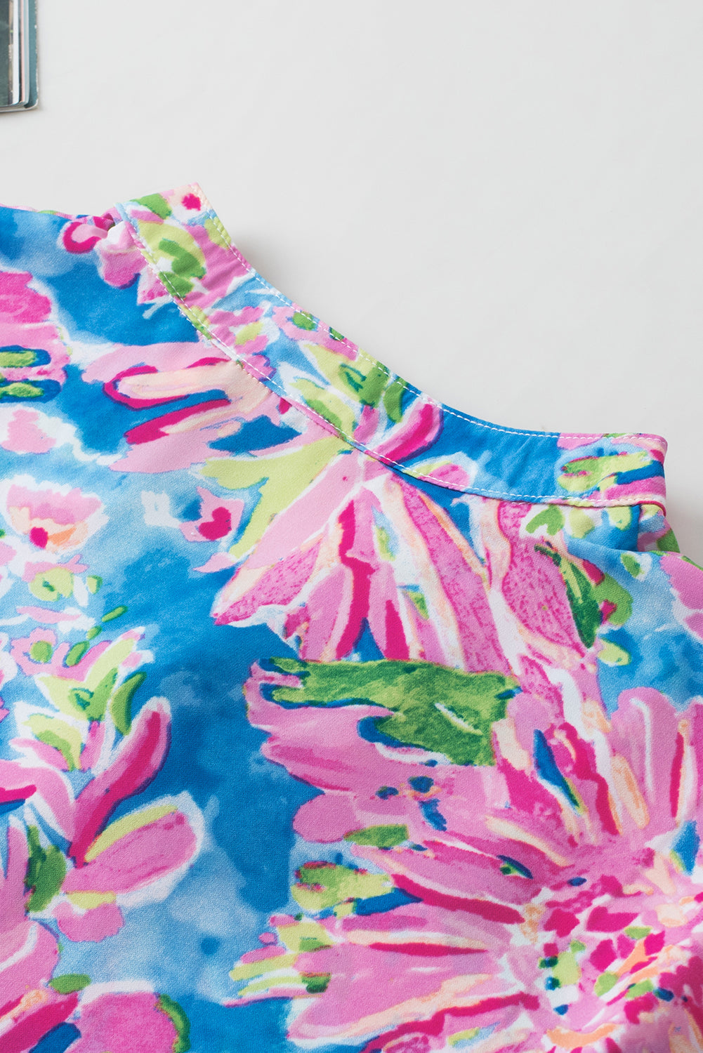 Pink Abstract Floral Print Various