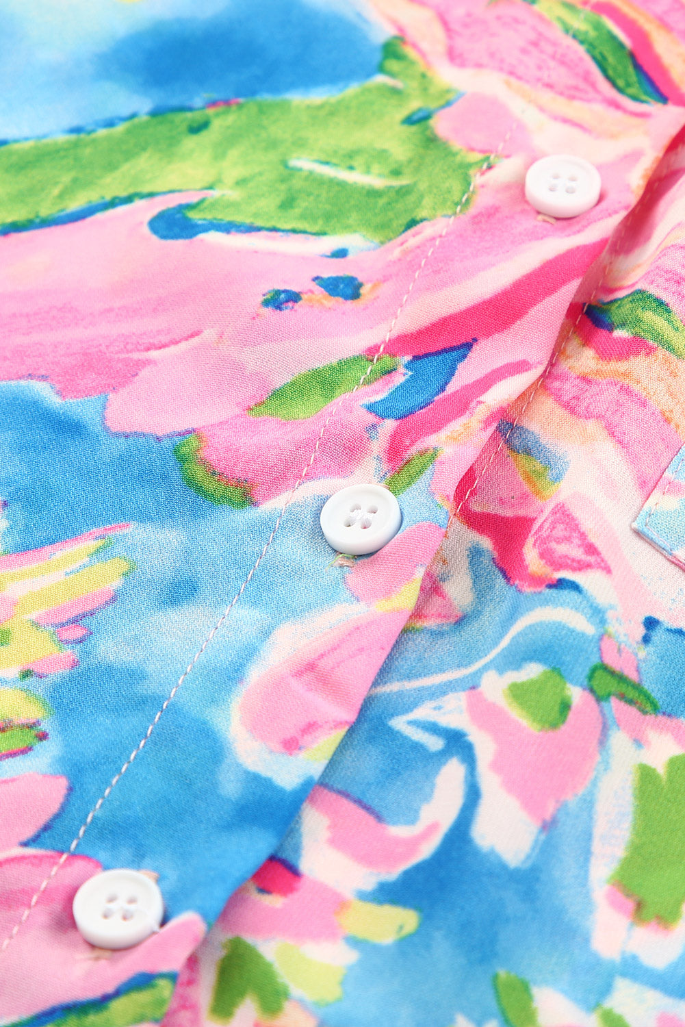 Pink Abstract Floral Print Various