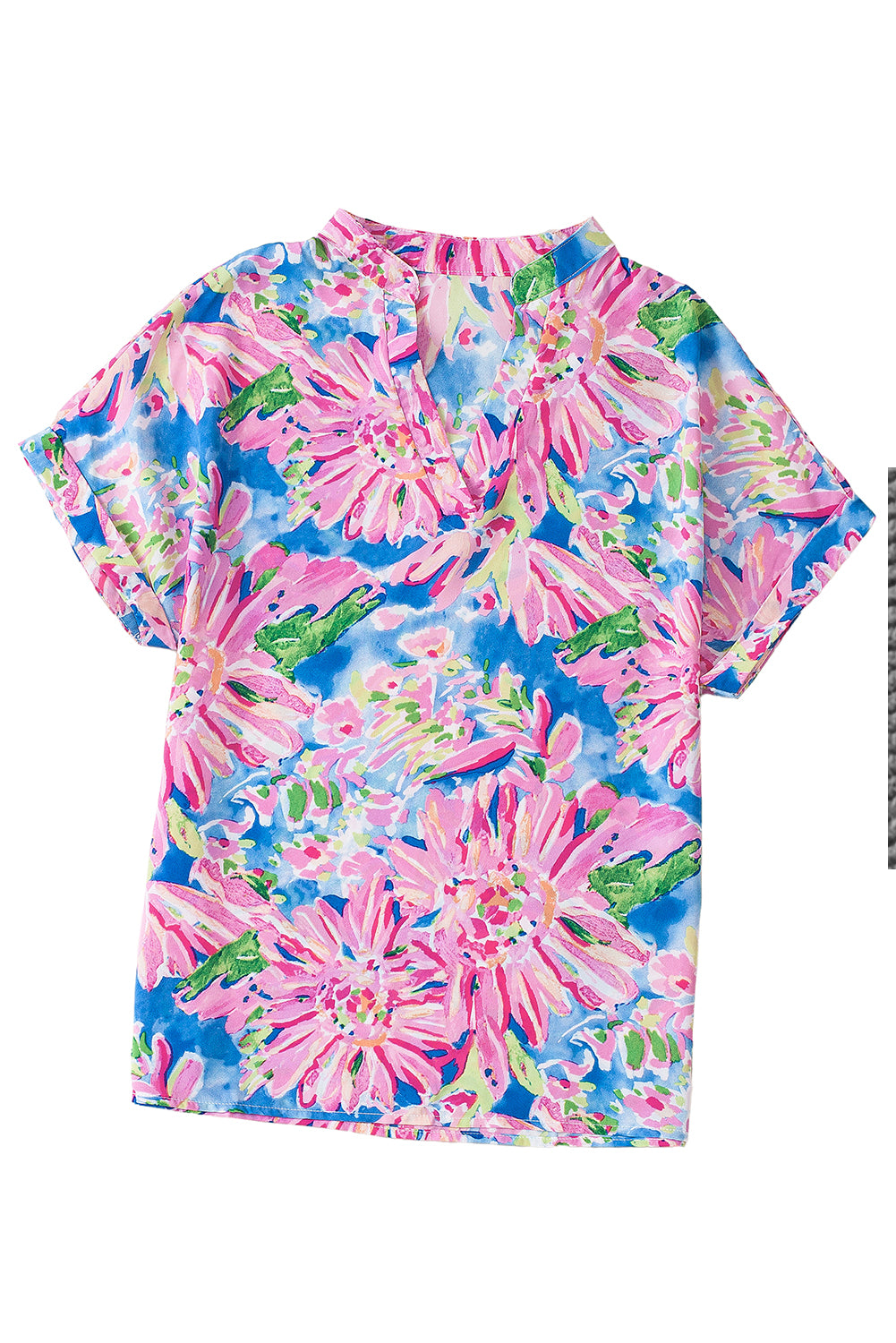 Pink Abstract Floral Print Various