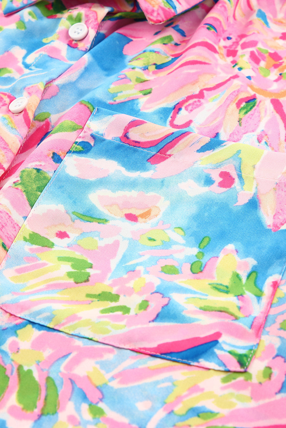 Pink Abstract Floral Print Various