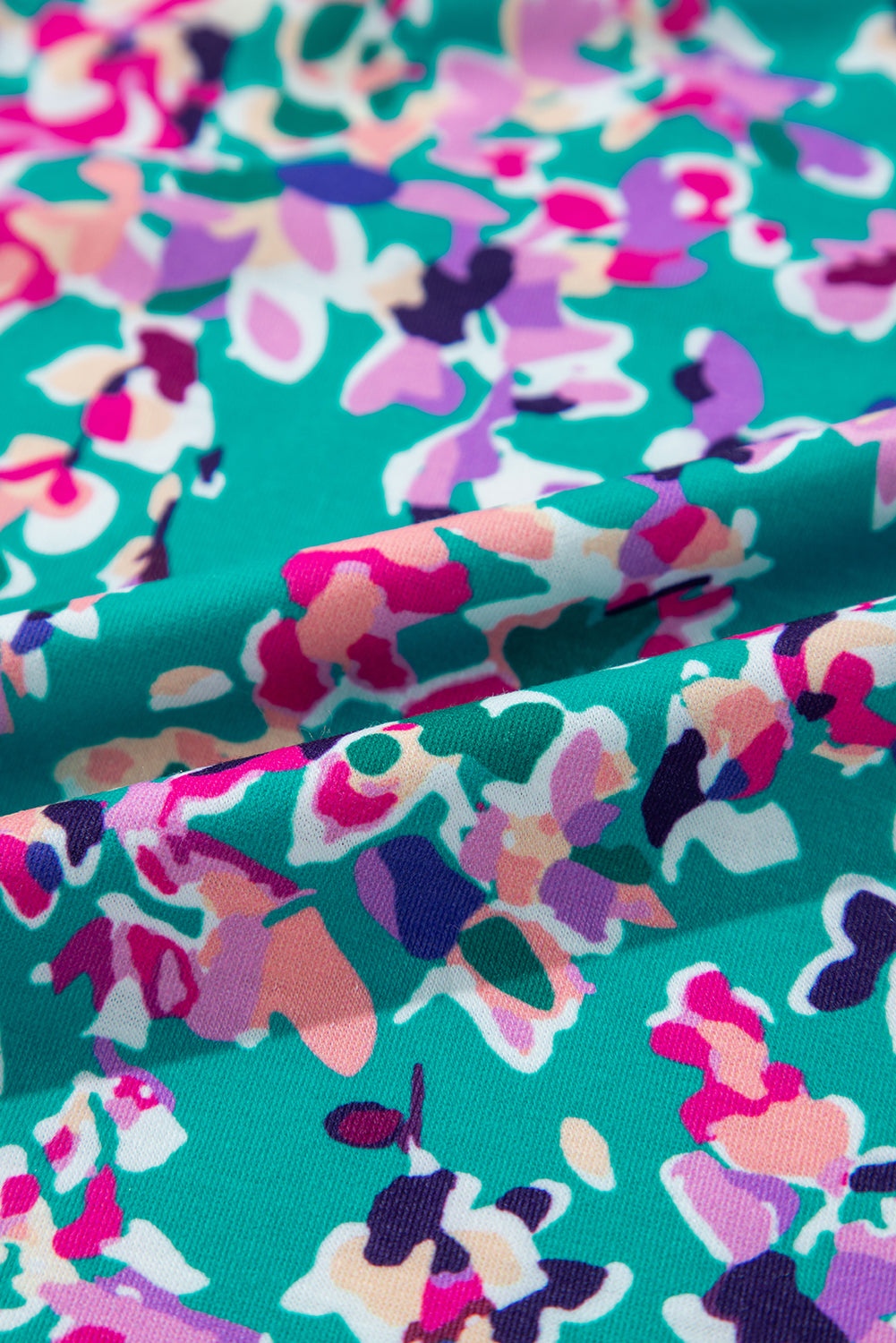Wrap V Neck Floral Maxi Dress