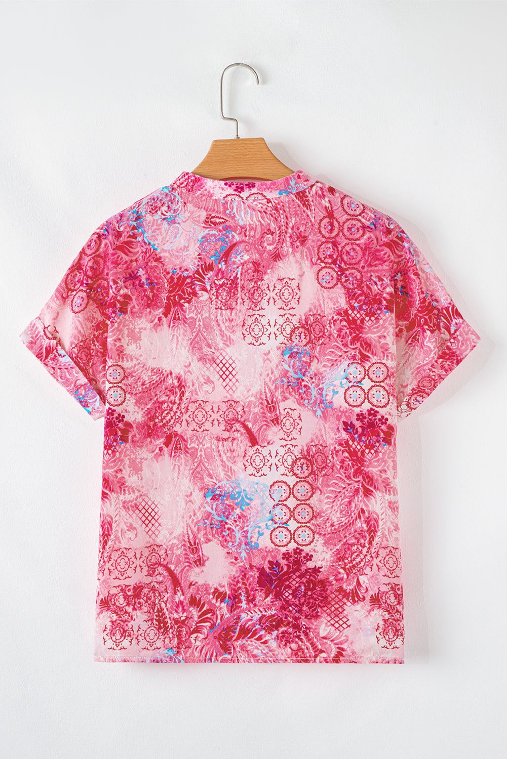 Pink Abstract Floral Print Various