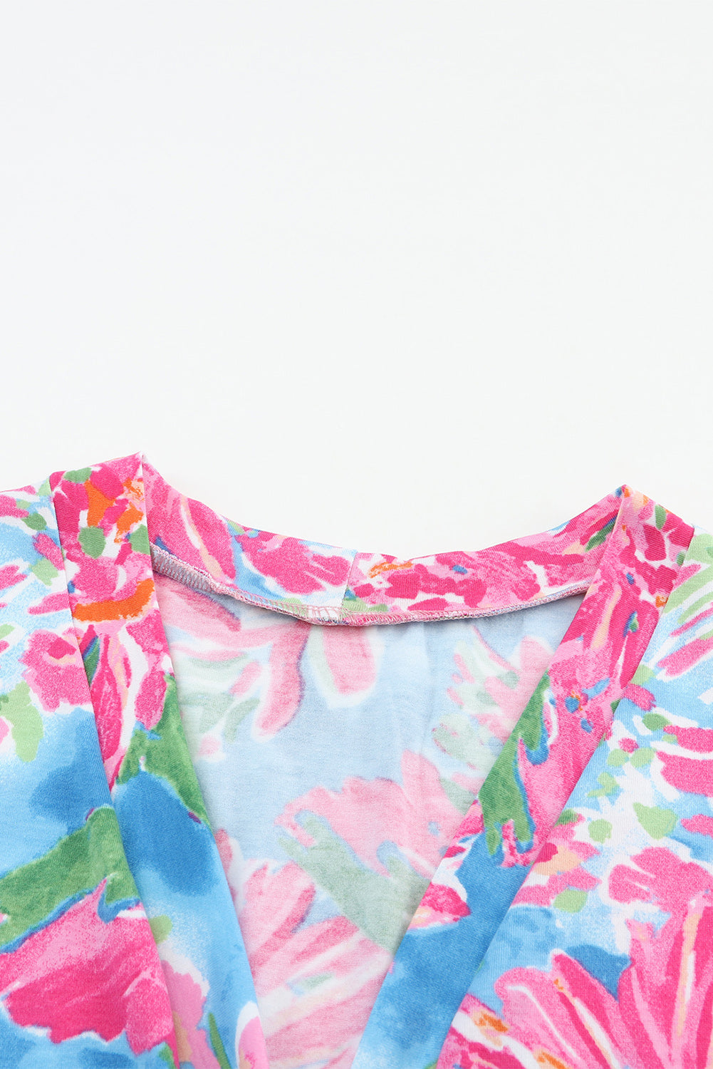 Pink Abstract Floral Print Various