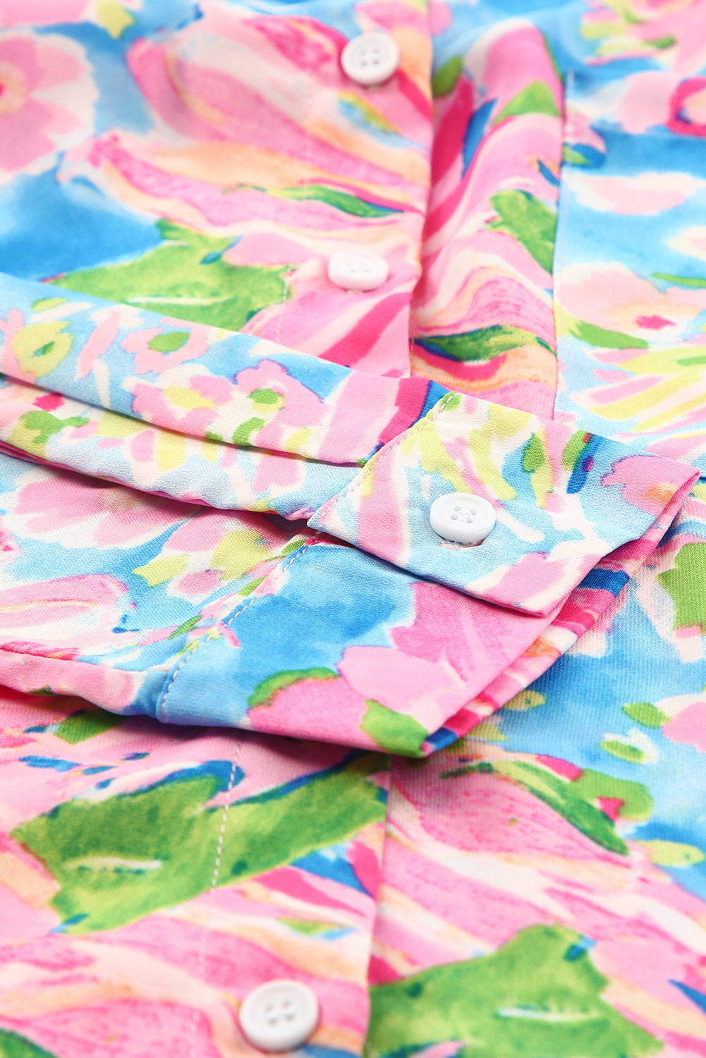 Pink Abstract Floral Print Various