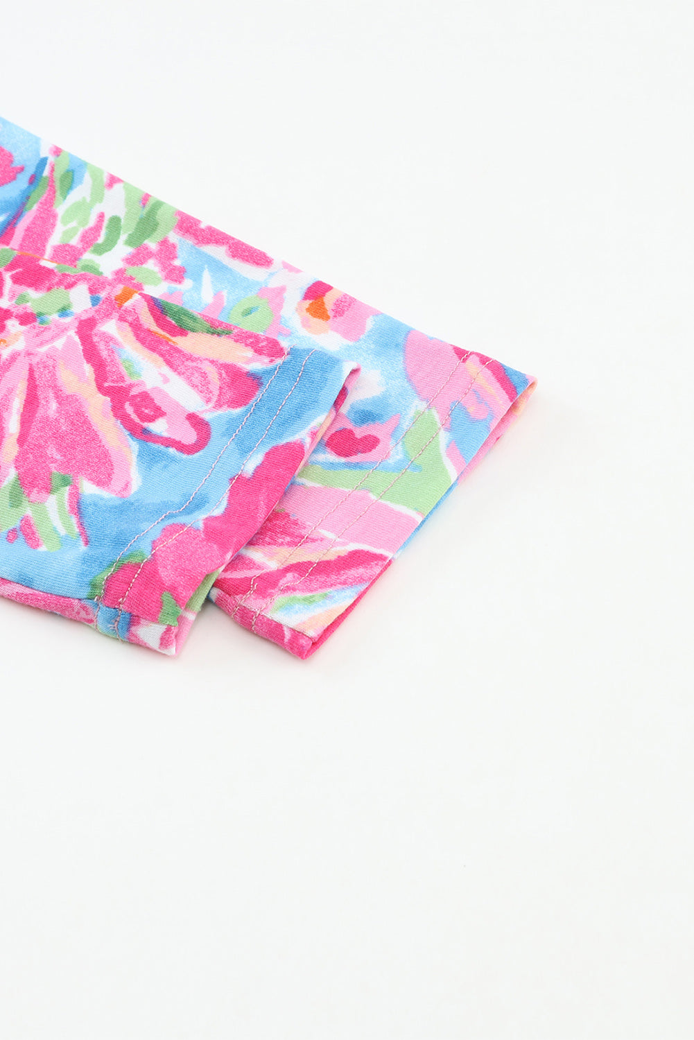 Pink Abstract Floral Print Various