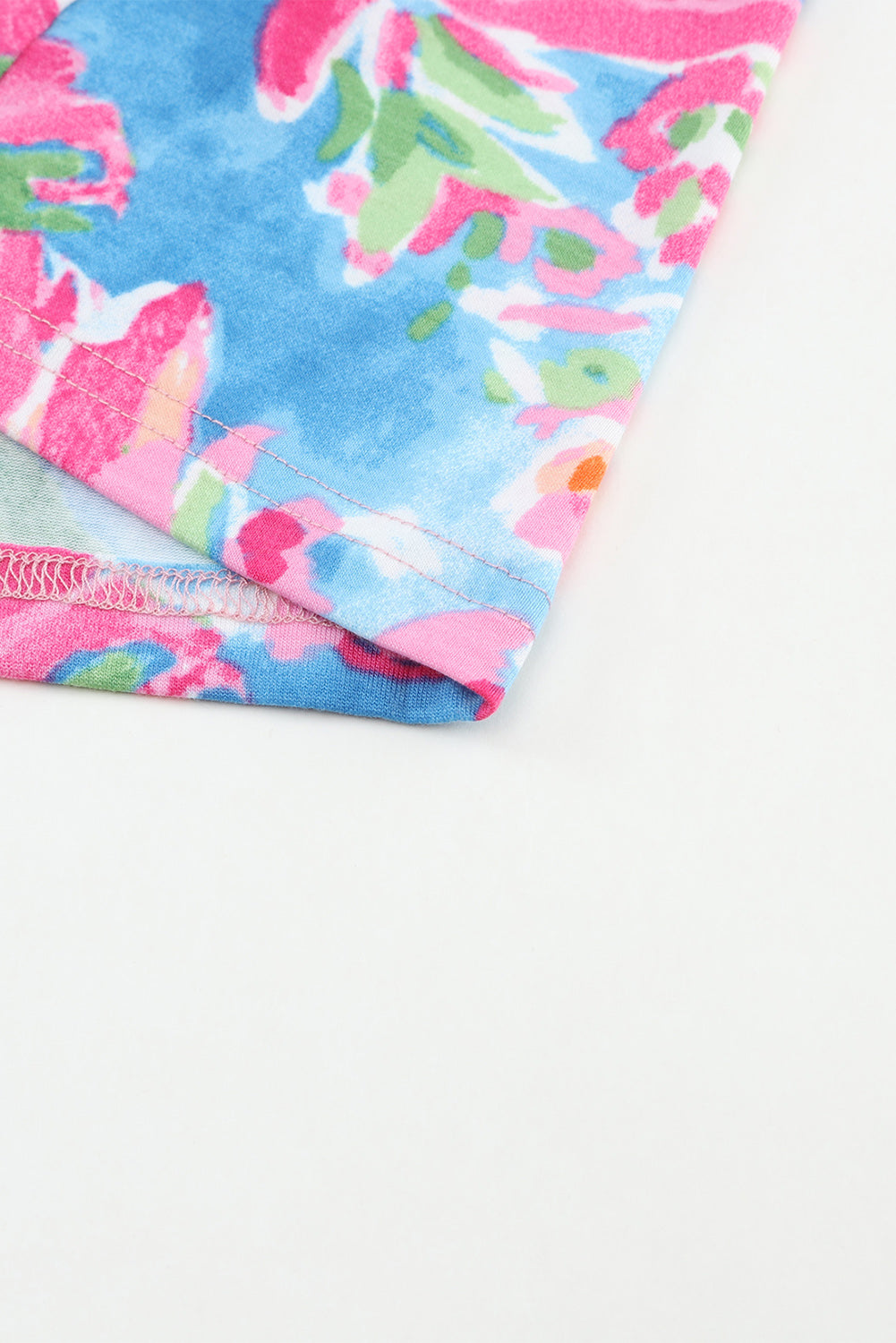 Pink Abstract Floral Print Various