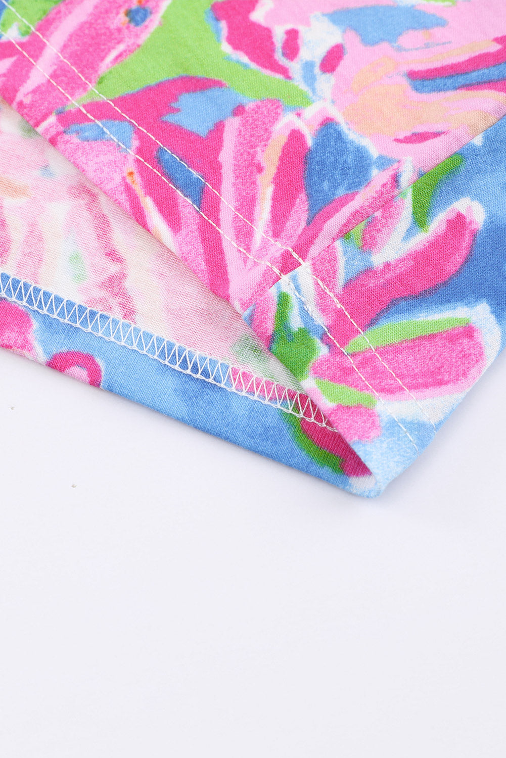 Pink Abstract Floral Print Various