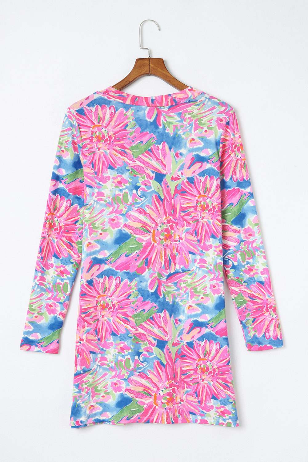 Pink Abstract Floral Print Various